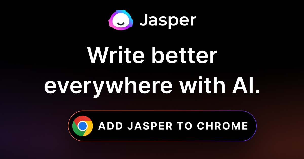AI Chrome Extension Create Everywhere With Jasper